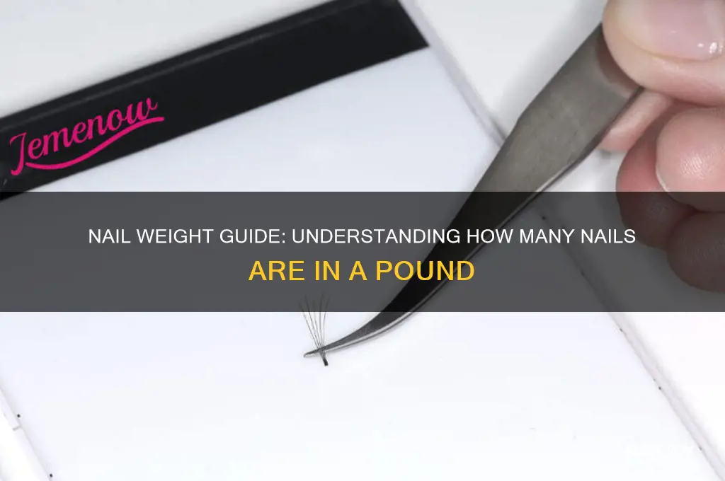 how many nails per pound