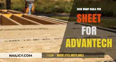 Advantech Sheathing: Optimal Nails per Sheet for Secure Installation