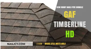 GAF Timberline HD Shingles: Optimal Nails per Shingle Guide