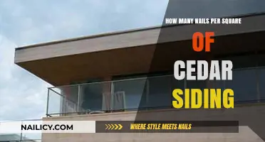 Cedar Siding Installation: Optimal Nails per Square for Durability