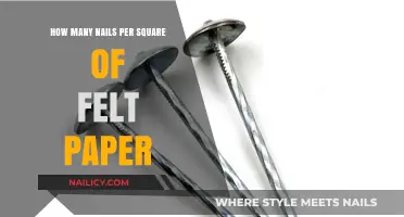 Nailing Felt Paper: Optimal Fastener Count per Square Guide
