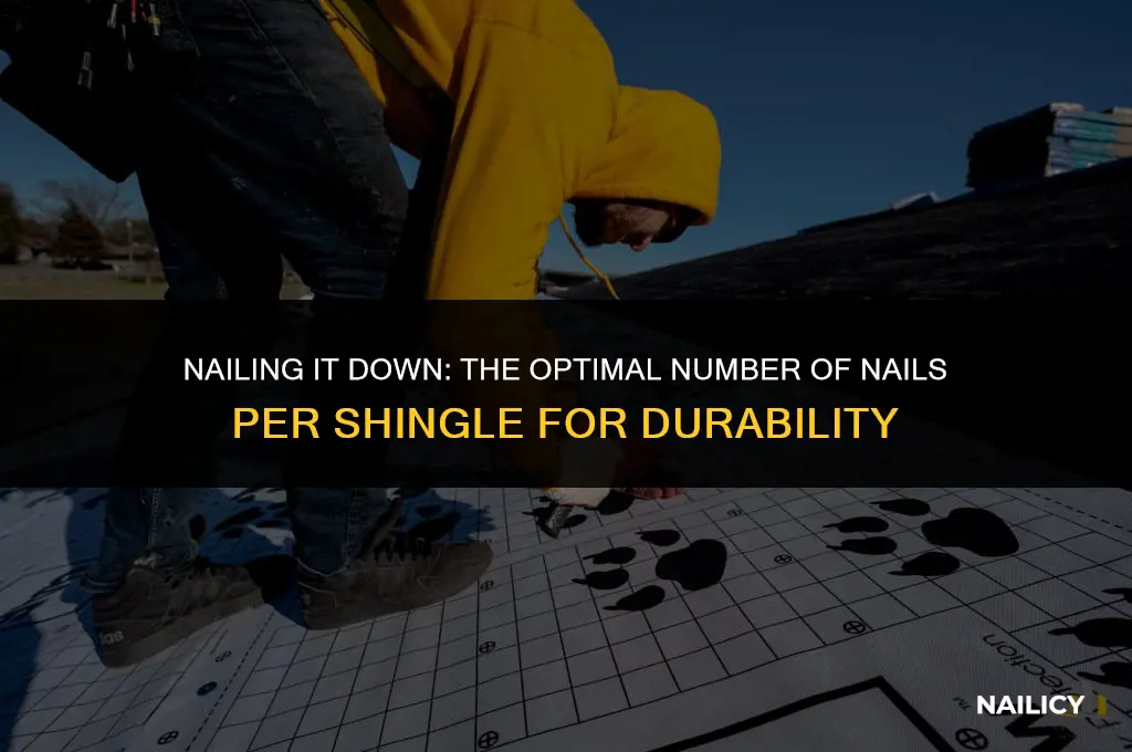 how many nails should be used per shingle