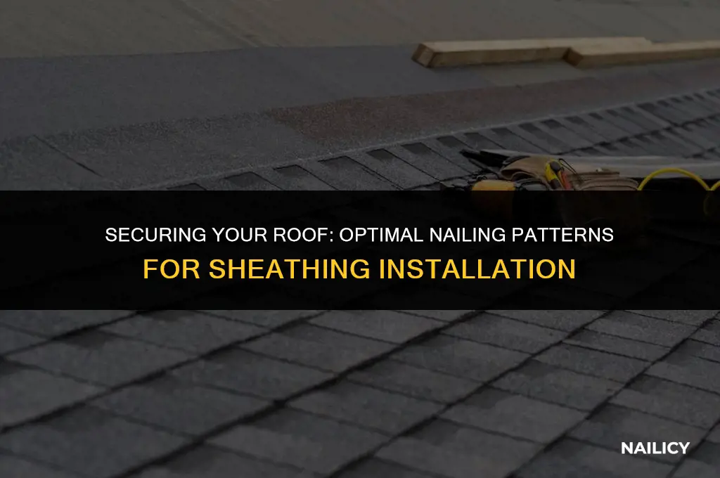 how many nails should be used to nail roof sheathing