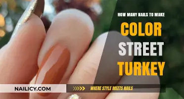 Creating Color Street Turkey Nail Art