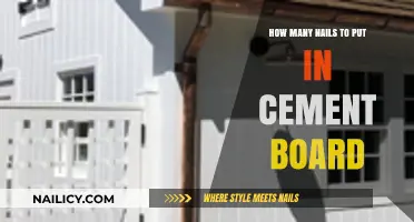 Nail Spacing Guide for Cement Board Installation: Best Practices