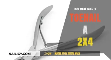 Toenailing 2x4: Optimal Nail Count for Secure Wood Joinery
