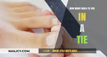 Securing Style: The Optimal Number of Nails for a Perfect Tie