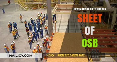 Securing OSB Sheets: Optimal Nail Count for Sturdy Construction