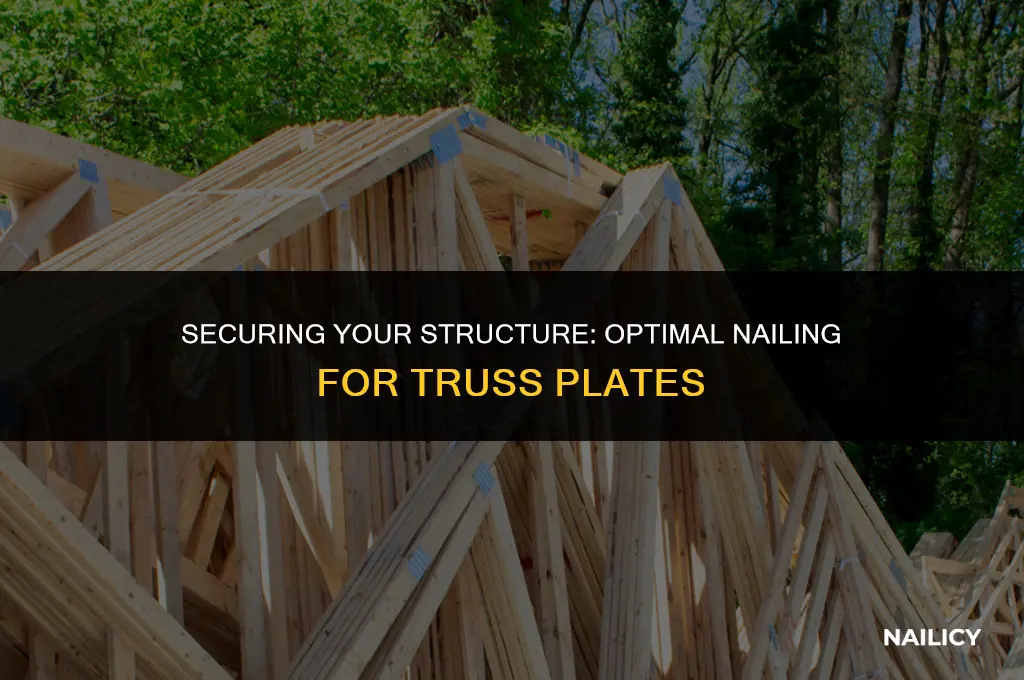 how many nails to use per truss plate
