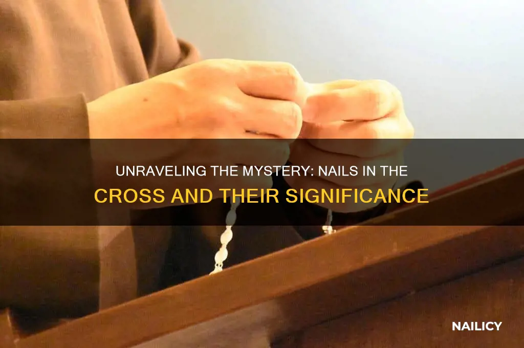 how many nails were in the cross