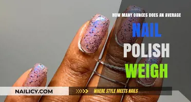 Average Nail Polish Weight: How Many Ounces Does It Weigh?