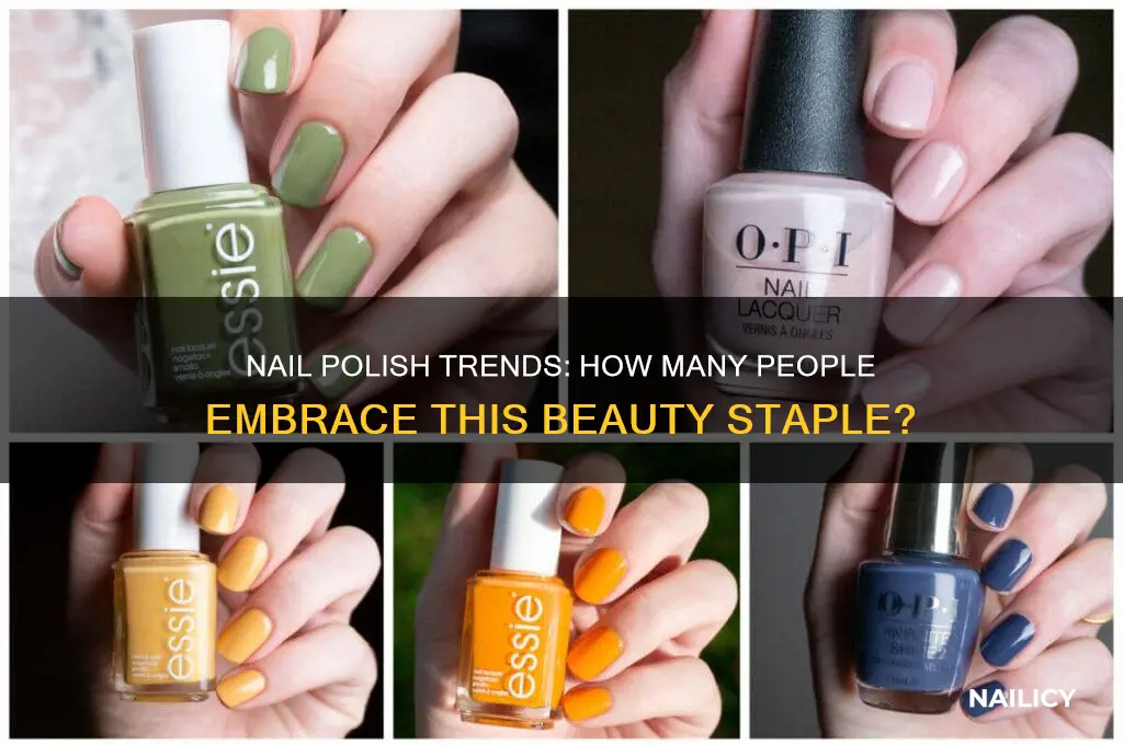 how many people wear nail polish