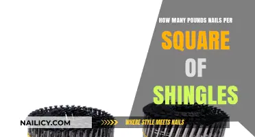 Nail Quantity Guide: Pounds of Nails per Square of Shingles