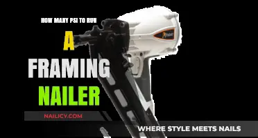 Optimal PSI for Framing Nailers: A Comprehensive Guide