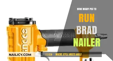 Optimal PSI Settings for Efficient Brad Nailer Operation