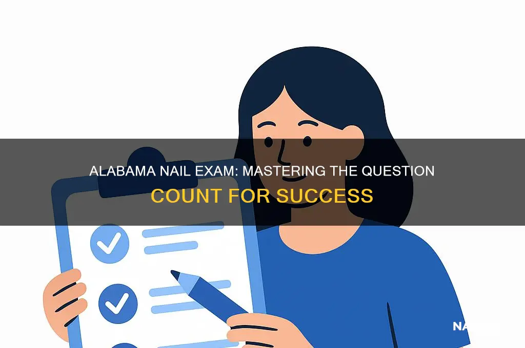 how many question nail exam in alabama