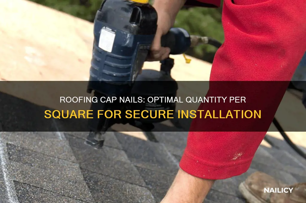 Roofing Cap Nails: Optimal Quantity Per Square For Secure Installation ...