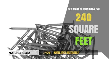 Roofing Nails Calculation Guide for 240 Square Feet Projects