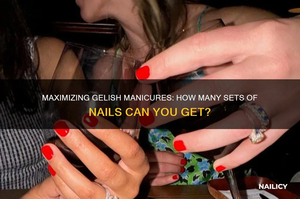 how many sets of nails out of gelish