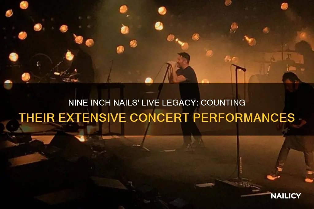 how many shows has nine inch nails played