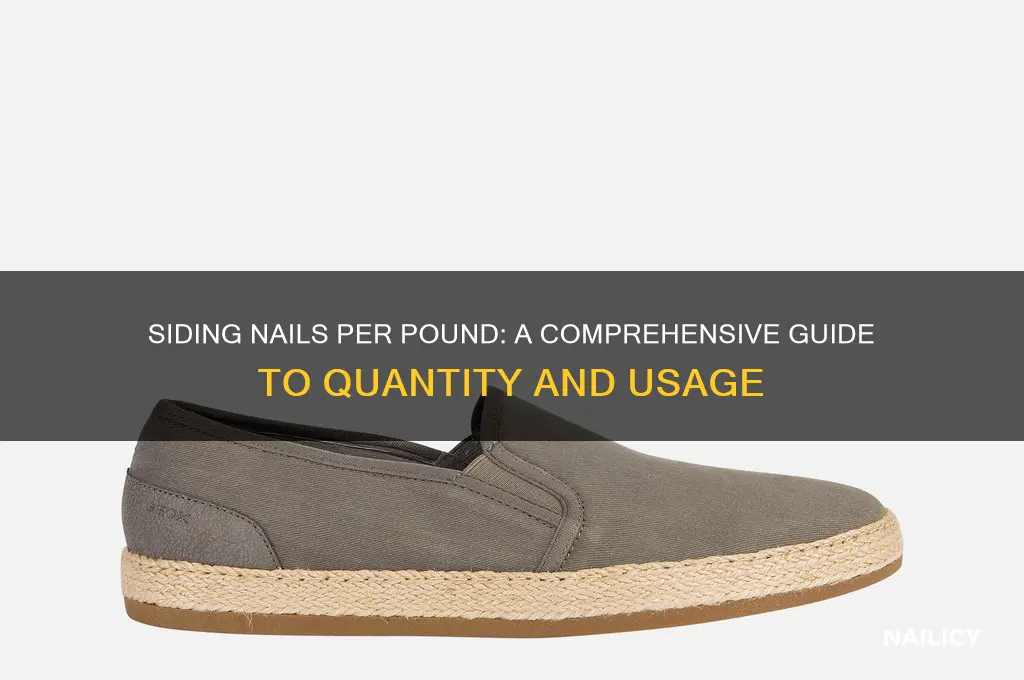 how many siding nails in a pound