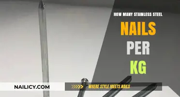 Stainless Steel Nails: Calculating Quantity per Kilogram for Projects