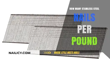 Stainless Steel Nails: Calculating Quantity per Pound for Your Project