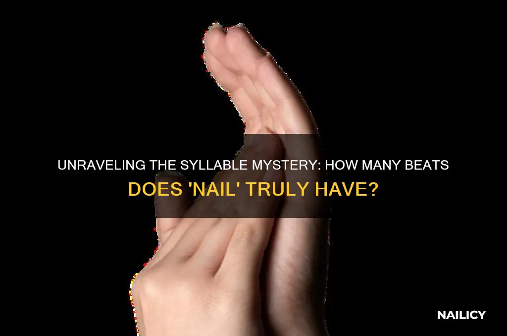 how many syllable in nail
