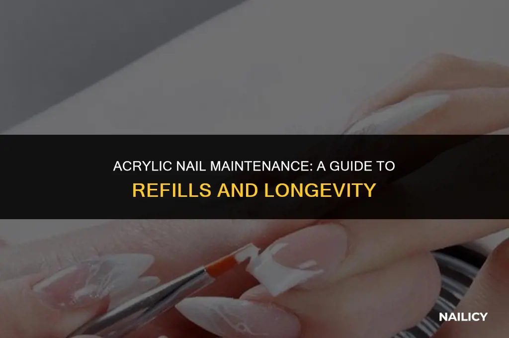 how many times can i get my acrylic nails filled