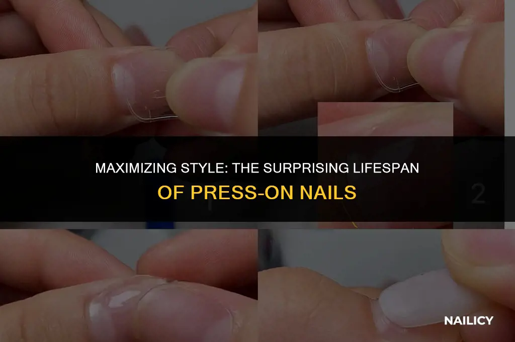 how many times can you use press on nails