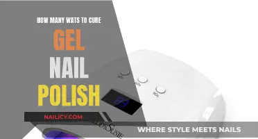 Easy Gel Nail Curing: Wattage and Timing Guide