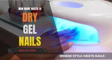 Gel Nails: Wattage for Perfect Drying and Curing