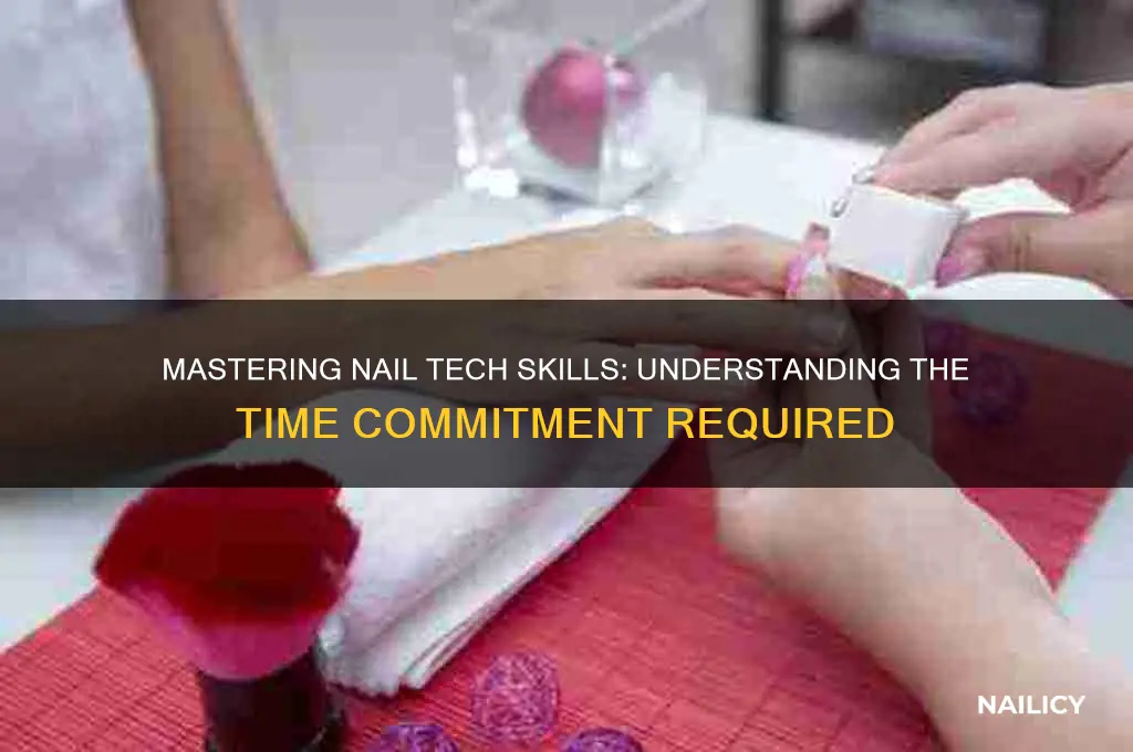 how many years to be a nail tech