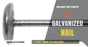 Counting Zinc Atoms in a Galvanized Nail: A Detailed Analysis