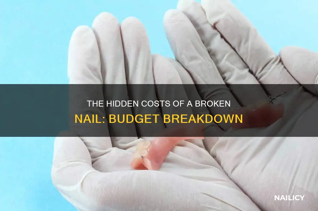 how mch does a broken nail cost