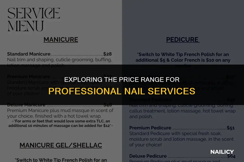 how mich does it cost to get nails done
