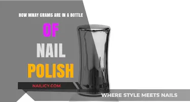How Many Grams Are in a Bottle of Nail Polish?