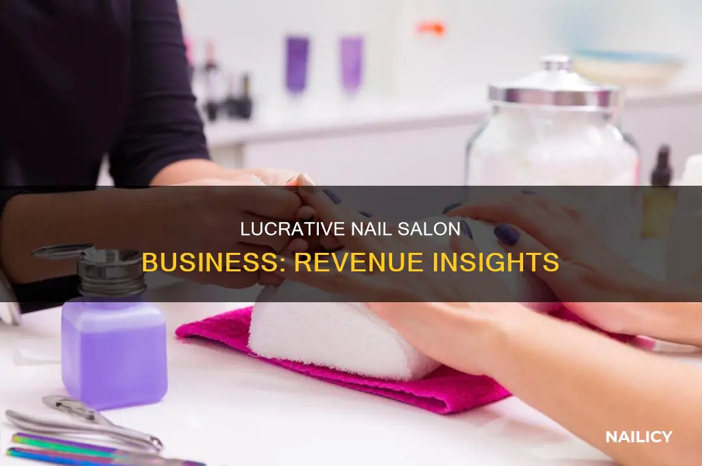 how much a nail salon make