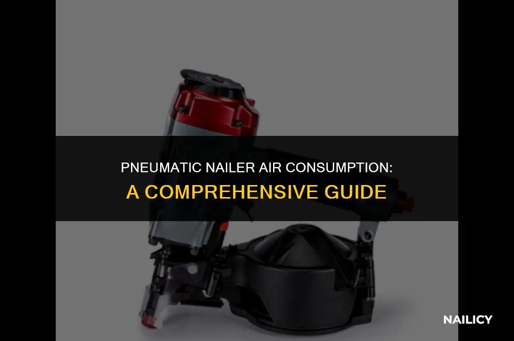how much air does nailer use