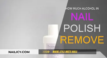 Nail Polish Remover: Alcohol Content and Its Effects