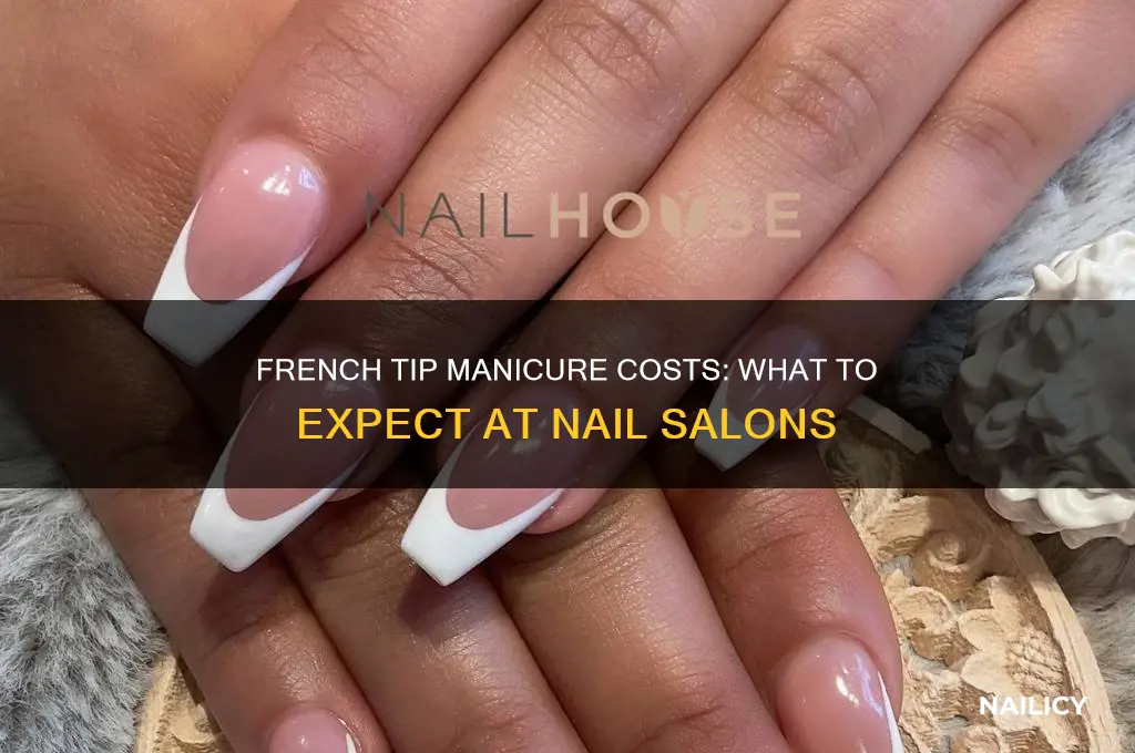 how much are french tips at a nail salon
