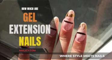 Gel Extension Nails: Cost and Application Process