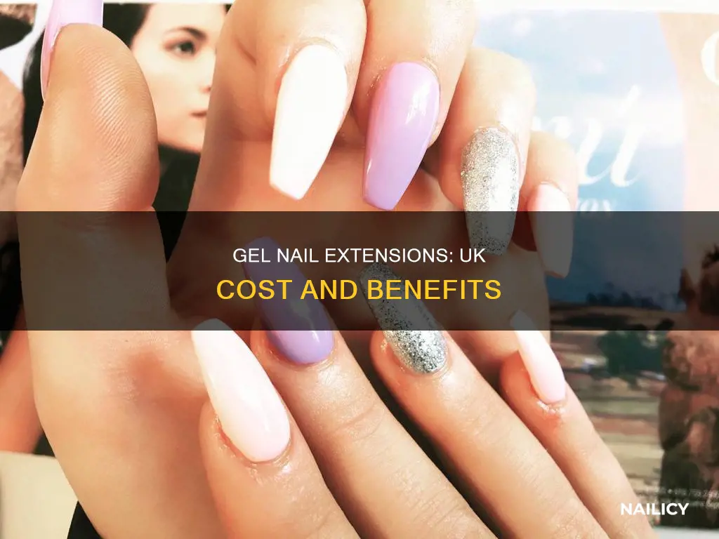 how much are gel nail extensions uk