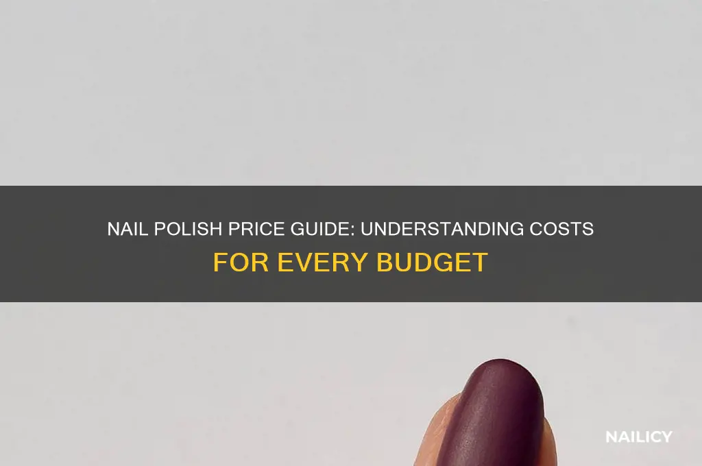 how much are nail polishes cost