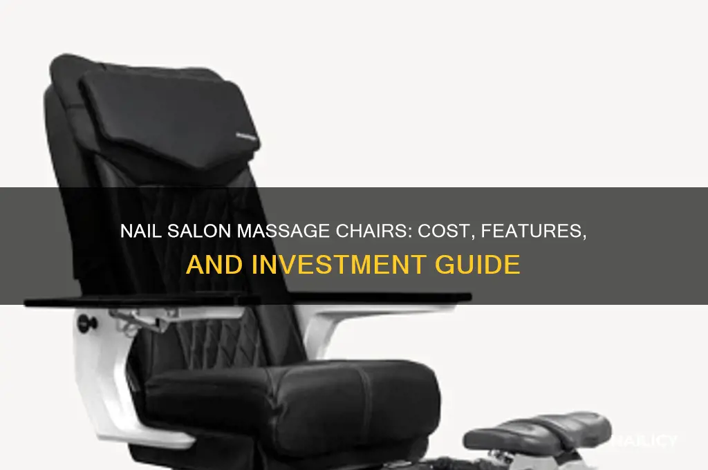 how much are nail salon massage chairs
