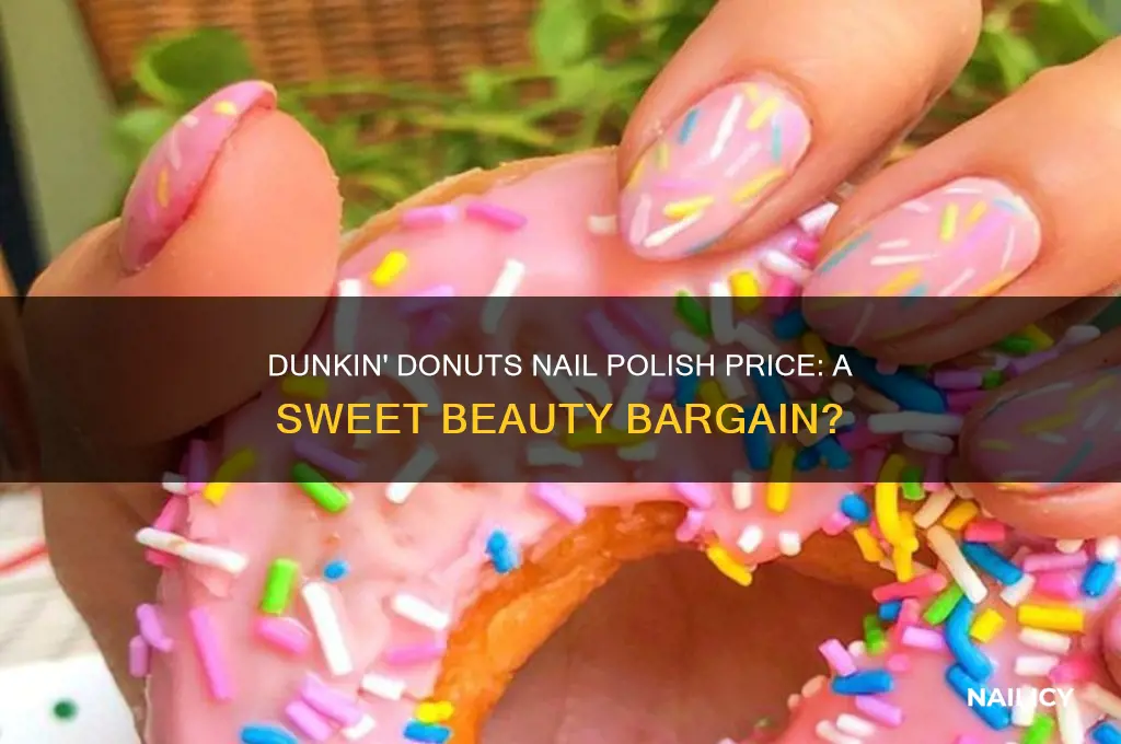 how much are the dunkin donuts nail polish