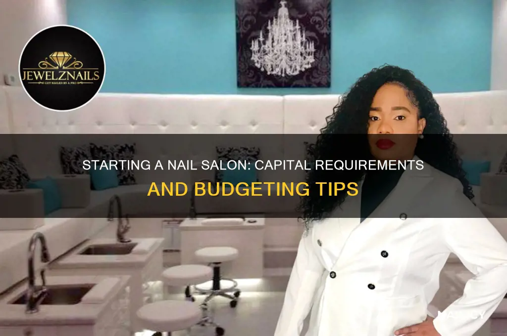 how much capital is needed to start a nail salon