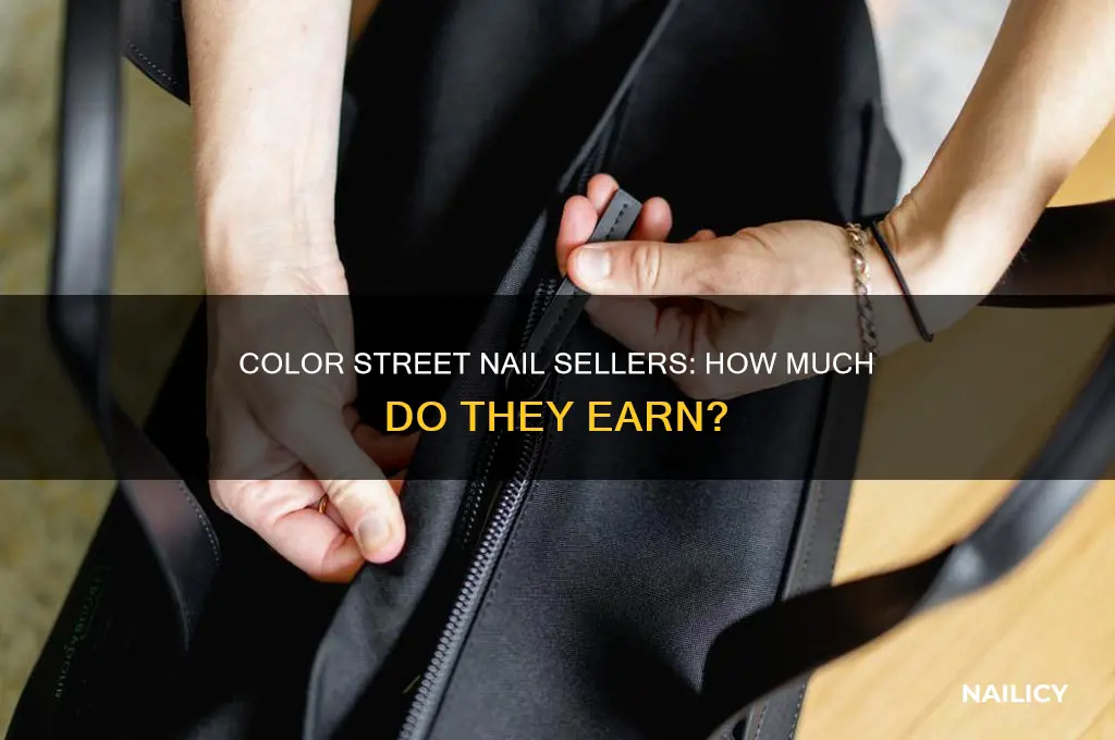 how much do color street nail sellers make