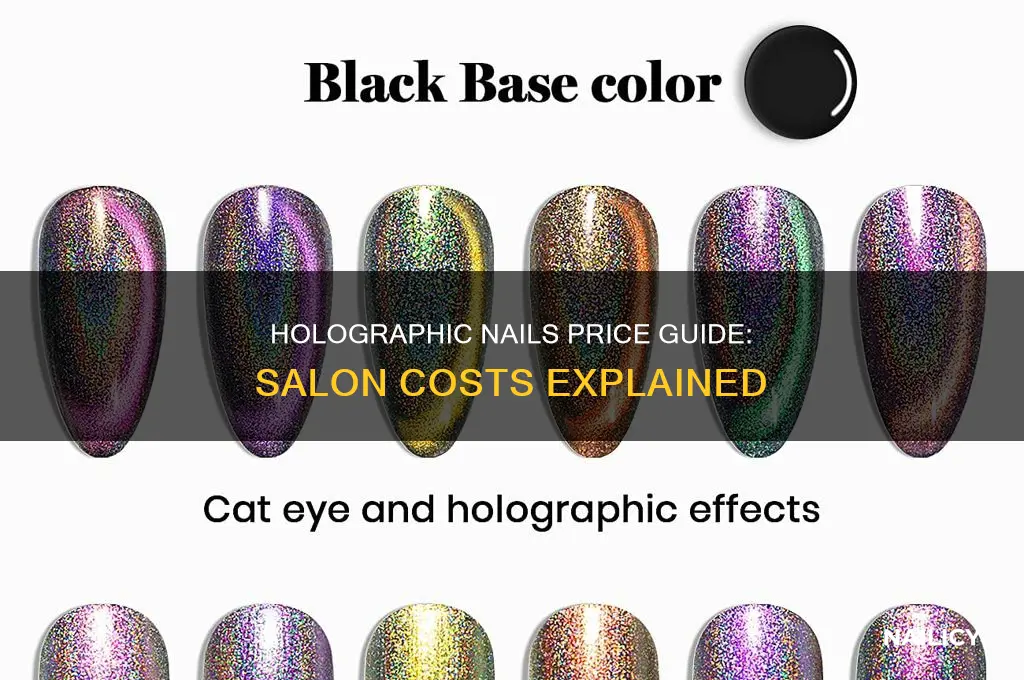 how much do holographic nails cost at a salon