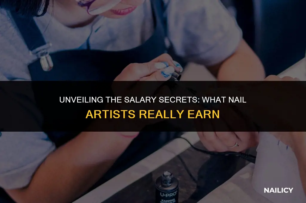 how much do nail artist get paid